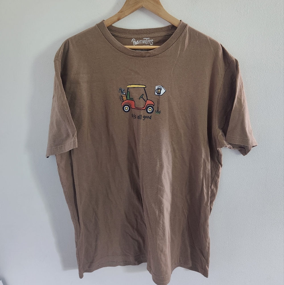 Mens Positivitees "It's All Good" Golf Tee Size 2XL